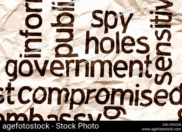 Spy holes government