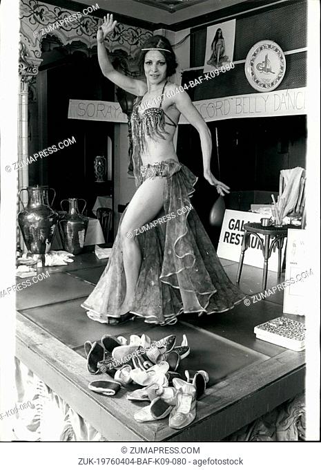 Apr. 04, 1976 - Belly Dancer wiggles to world record and &pound;5, 000 ?¢‚Ç¨‚Äú The more sensual flavor of the Festival of Islam was captured yesterday by...