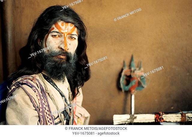 Hindu ascetic, sadhu. From Rajasthan, India