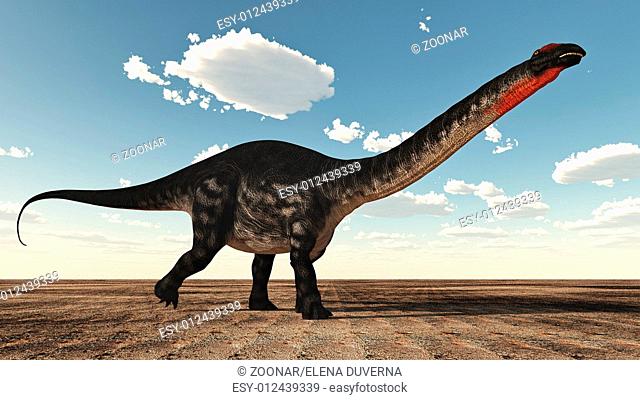 Apatosaurus dinosaur - 3D render