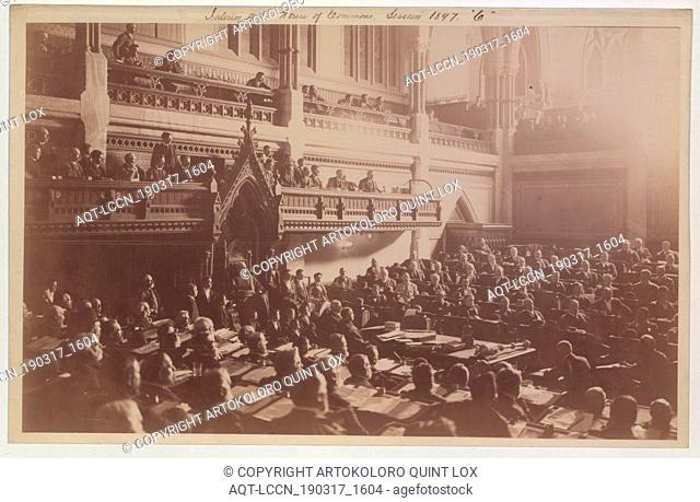 Interior of the House of Commons, Session 1897 Photo C, 1897