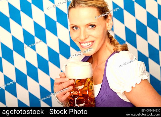 stein, bavarian, waitress