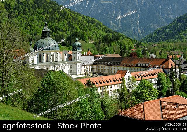 Germany, Upper Bavaria, Benedictine Abbey Ettal