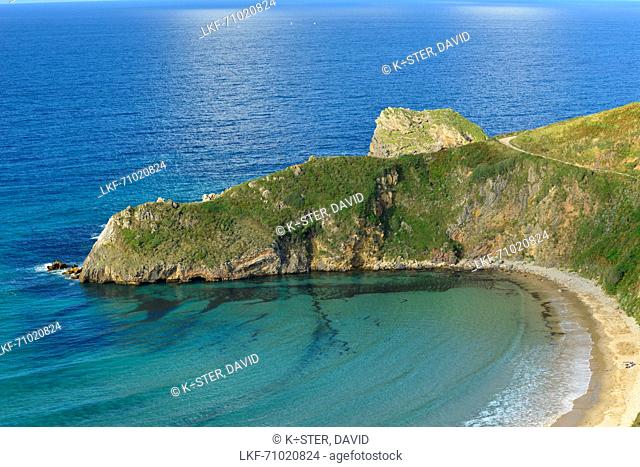 Torimbia Beach, Niembro, Barro, Bay of Biscay, Biscaya, Costa Verde, Asturias, Spain, Europe