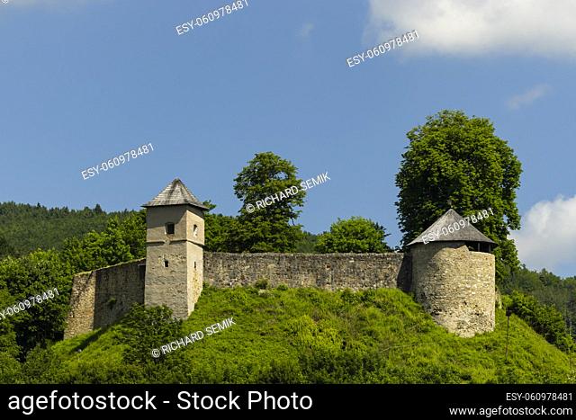 Brumov castle in Brumov Bylnice, Moravia, Czech Republic