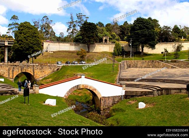 The famous historic Bridge of Boyaca in Colombia. The Colombian independence Battle of Boyaca took place here on August 7, 1819