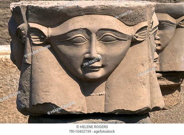Dandera Egypt Statue Of Hathor