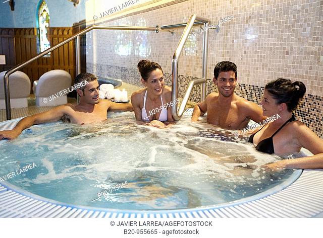 Jacuzzi, spa-relais. Lierganes hotel and spa, Cantabria, Spain