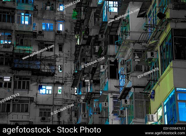Hong Kong apartment high-rise apartment (Quarry Bay). Shooting Location: Hong Kong Special Administrative Region