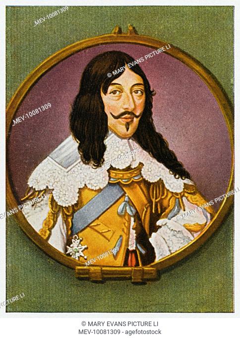 LOUIS XIII, LE JUSTE (JUST) Eldest son of Henri IV, he ruled from 1610-1643 and made France a great power, founding the Academie Francaise