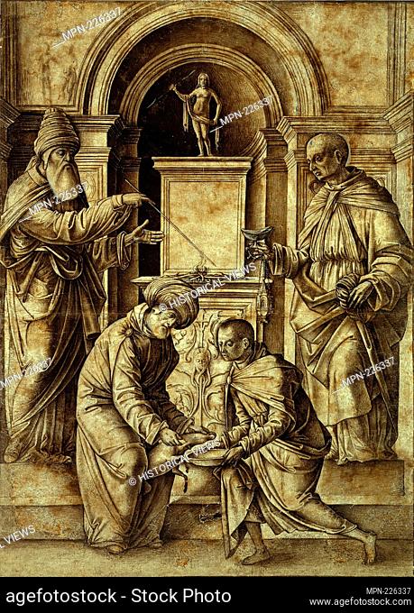 Sacrificial Scene - 1489/90 - Gian Francesco de'Maineri Italian, active 1489-1506 - Artist: Gian Francesco de Maineri, Origin: Italy, Date: 1489-1490