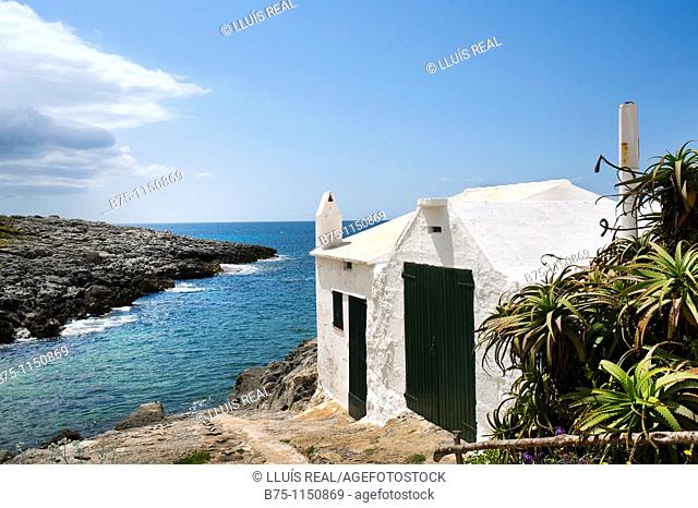Menorca, fishermans cottage, Cala Torret, Sant Lluis