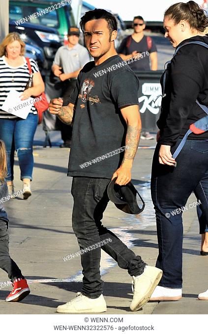 Celebrities outside the 'Jimmy Kimmel Live!' studios Featuring: Pete Wentz Where: Los Angeles, California, United States When: 18 Sep 2017 Credit: WENN