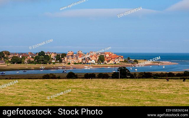 ALNMOUTH, NORTHUMBERLAND/UK - AUGUST 14 : View of Alnmouth in Northumberland on August 14, 2010