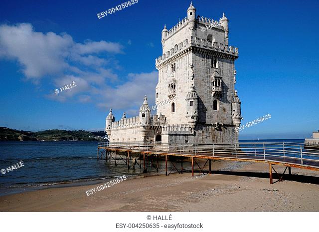 Portugal, Lisbon, Tower of Belem Torre de Belem
