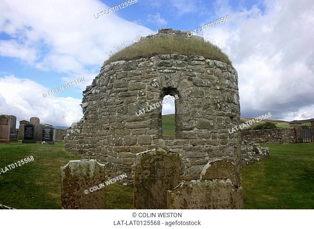 There is a ruin of a small round church dedicated to St Nicholas at Ophir. The church was built in 1123
