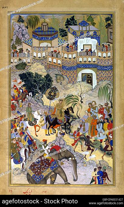 Farrukh Beg (ca. 1545 – ca. 1615) was a Persian born Mughal painter who served in the court of Mirza Muhammad Hakim before working directly for Mughal Emperor...