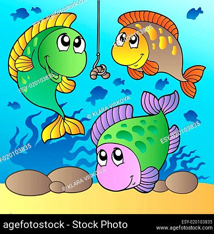 Cute cartoon fish Stock Photos and Images | agefotostock