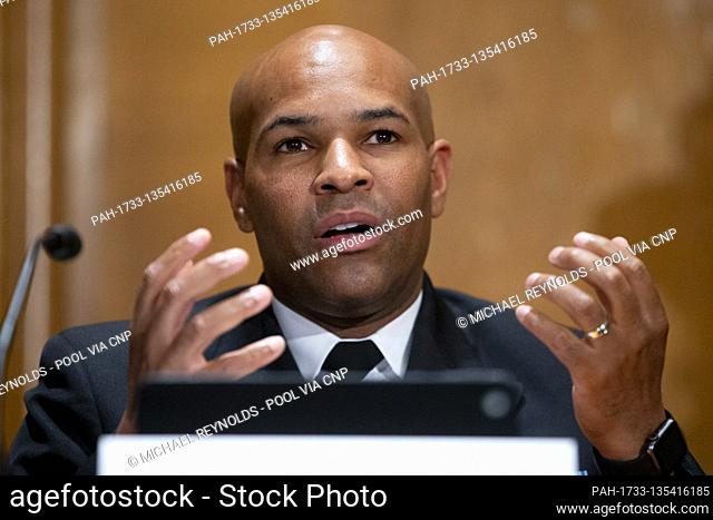 Vice Admiral (VADM) Jerome M. Adams, M.D., M.P.H., United States Surgeon General appears before the US Senate Health, Education