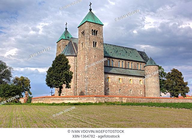 Romanesque collegiate church 1160s, Tum, Lodz Voivodeship, Poland