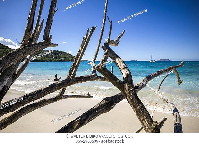 U. S. Virgin Islands, St. John, Maho Bay, Maho Bay Beach
