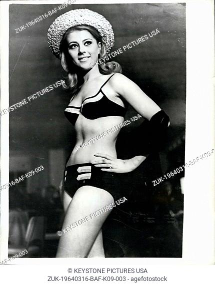Mar. 16, 1964 - Summer 1964 Swimwear - By Miss Austria. At a recent fashion show at the Vienna Intercontinental Hotel, at which fashions were being shown for...
