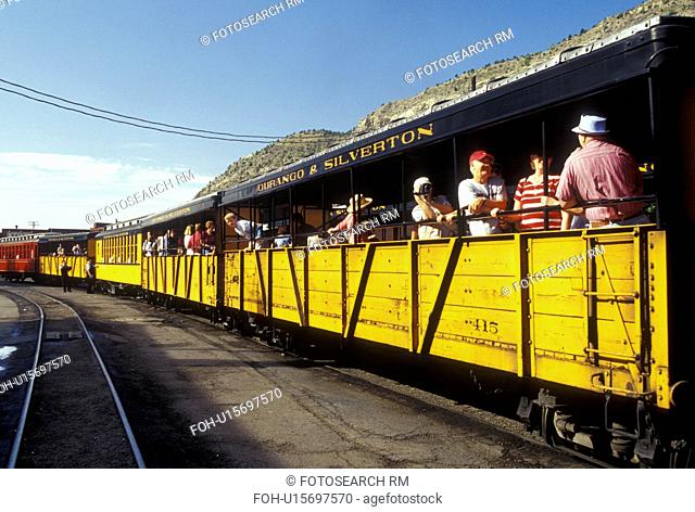 CO, Colorado, Durango, The Durango and Silverton Narrow Gauge Railroad, train