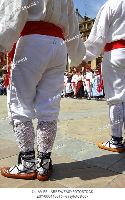 Espatadantza, Basque traditional dance, Legazpi, Gipuzkoa, Euskadi
