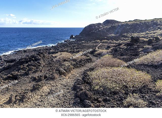 Special Natural Reserve Malpais of Güimar or Badlands of Guimar (Tenerife island)