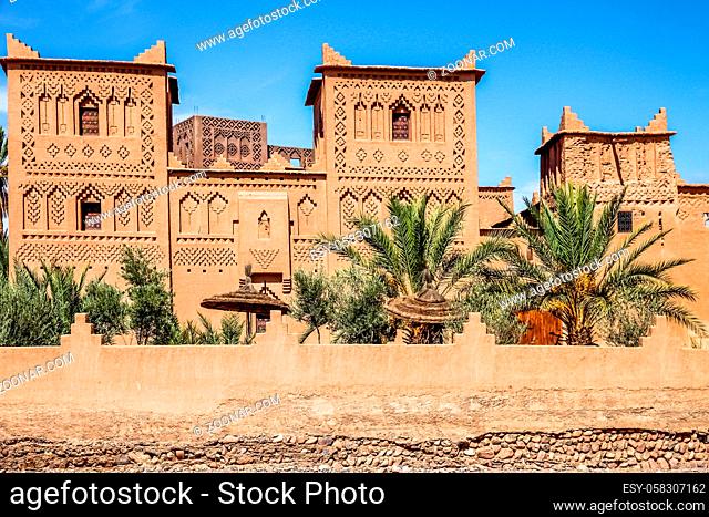 One of many beautiful kasbah in Dades Valley, Morocco