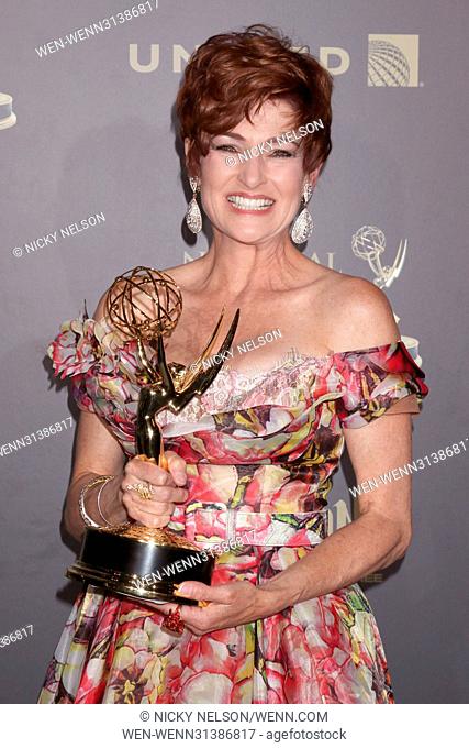 2017 Creative Daytime Emmy Awards at the Pasadena Civic Auditorium - Press Room Featuring: Carolyn Hennesy Where: Pasadena, California