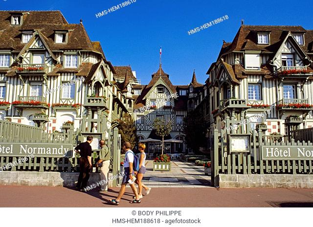 France, Calvados, Pays d'Auge, Deauville, Le Normandy Hotel