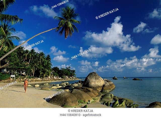 Thailand, Asia, Lamai Beach, Ko Samui, Asia, island, islands, Samui-Archipel, beach, palm trees, Koh Samui, holiday, v