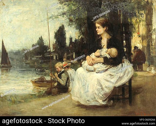 Reid John Robertson - the Waterman's Wife - British School - 19th Century
