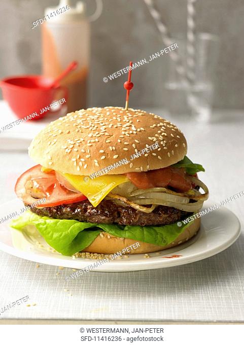 Big Kahuna Burger with teriyaki sauce