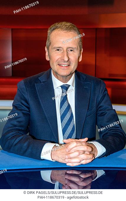 25.03.2019, Herbert Diess, Chief Executive Officer of Volkswagen AG, Chairman of the Board of Management Volkswagen PKW, Chairman of the Supervisory Board of...