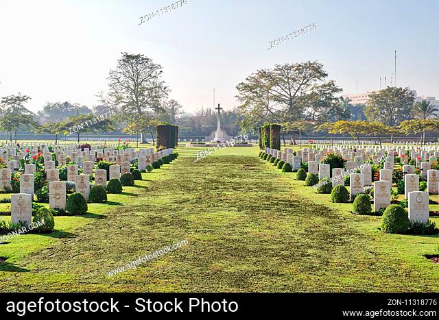 Heliopolis Commonwealth War Cemetery, contains 1742 burials of the Second World War, opened in October 1941