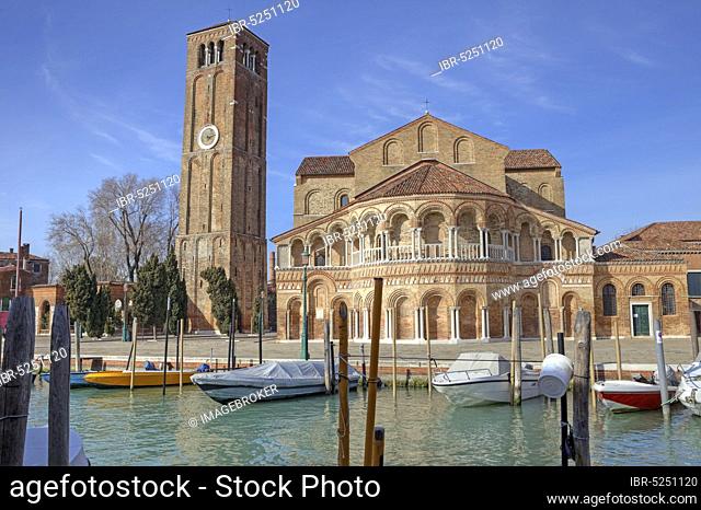 Basilica of Santa Maria e San Donato, Murano, Venice, Venezia, Regione del Veneto, Italy, Europe