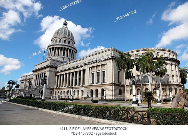 Panoramic View of the Capitol, Havana, Cuba