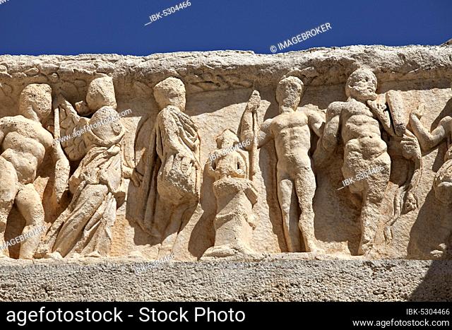 Deail from Hadrian's Temple, Ephesus, Izmir, Turkey, Asia