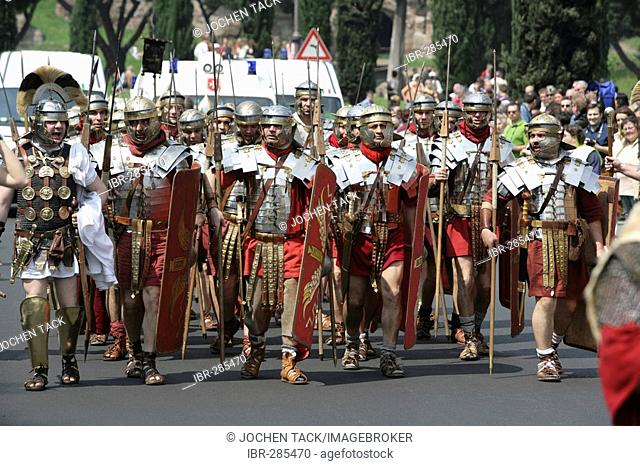 ITA, Italy, Rome : Anual historical foundation parade for the city of Rome on the 21.April 753 bC