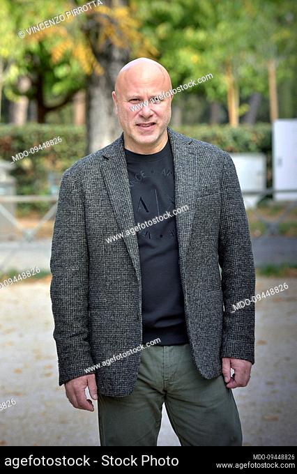 Italian director Vincenzo Pirrotta attends the photocall of the film Spaccaossa. Rome (Italy), November 14th, 2022