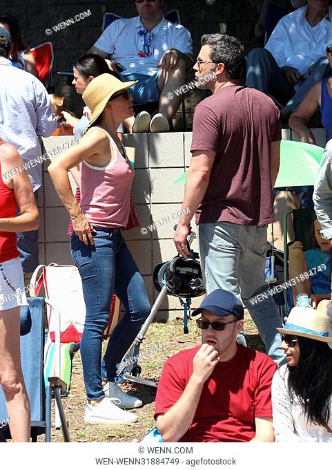 Jennifer Garner and Ben Affleck take their children to July 4th Celebration Parade in Brentwood Featuring: Jennifer Garner, Ben Affleck Where: Pacific Palisades