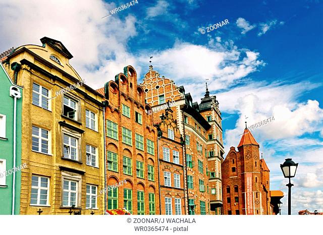 Gdansk city center, old town