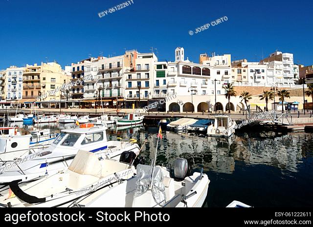 fishing village of La Ametlla de Mar, Costa Dorada, Tarragona province, Catalonia,