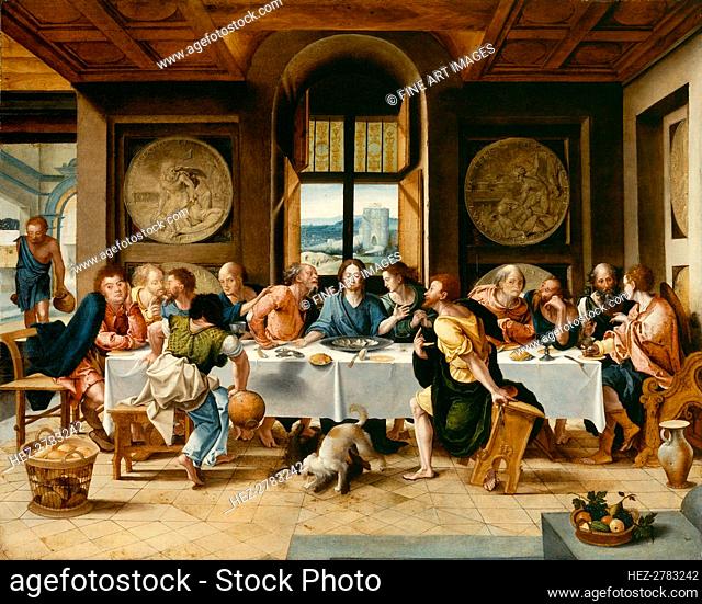 The Last Supper, ca 1530. Creator: Coecke van Aelst, Pieter, the Elder (1502-1550)