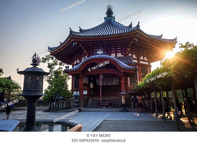Nanendo building in kofuku-ji buddhist temple, Nara, Japan