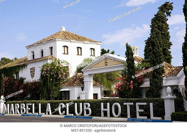 Marbella Club Hotel, Marbella. Malaga province, Andalusia, Spain