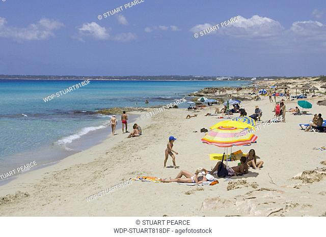 Migjorn Beach, Formentera, Balearic Islands