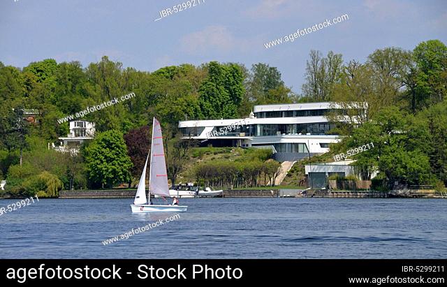 Sailing boat, Schwanenwerder, Wannsee, Berlin, Germany, Europe